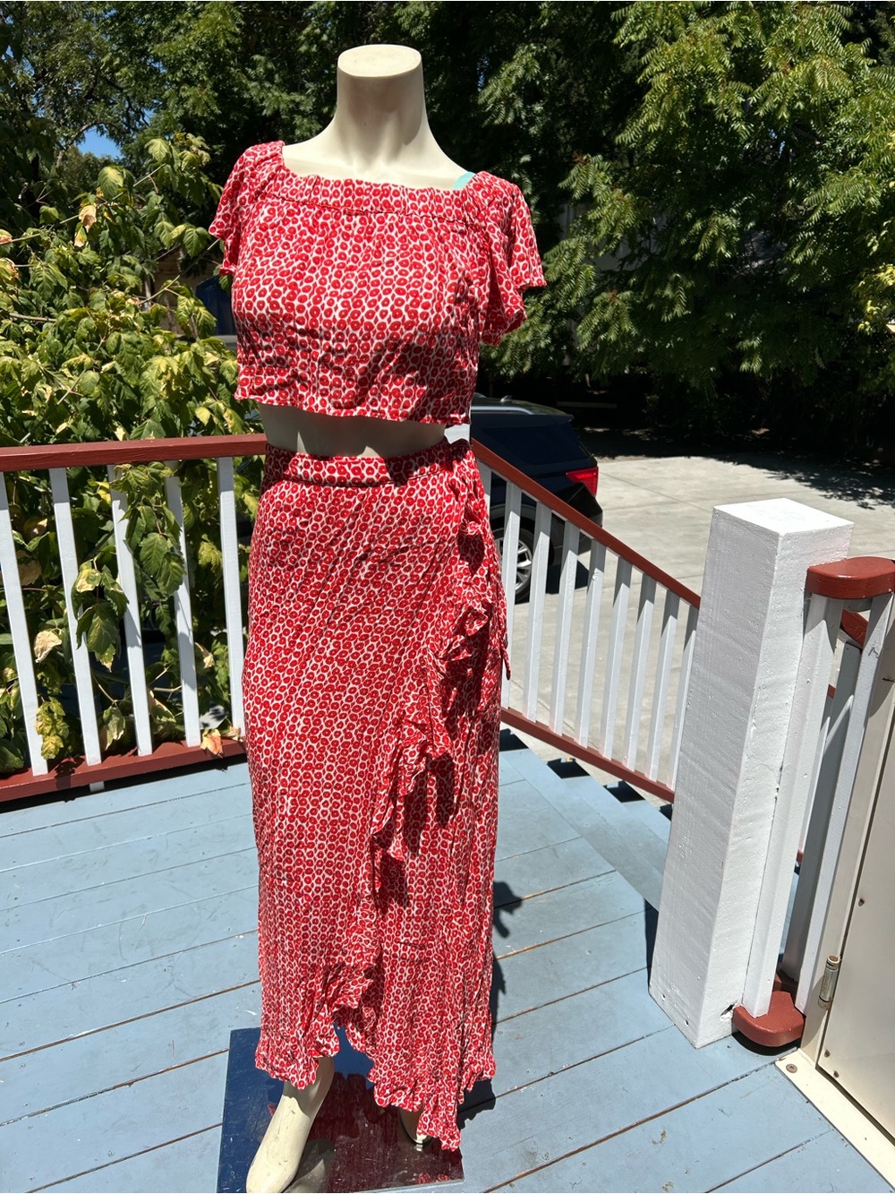 Matching Top + Skirt Set